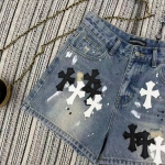 Шорты CHROME HEARTS Артикул LUX-134921. Вид 2
