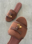 Шлепанцы  Loro Piana Артикул LUX-134952. Вид 5