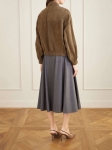 Замшевая куртка  Brunello Cucinelli Артикул LUX-135856. Вид 5