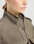 Замшевая куртка  Brunello Cucinelli Артикул LUX-135854. Вид 2