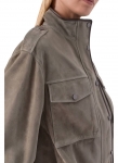 Замшевая куртка  Brunello Cucinelli Артикул LUX-135853. Вид 4