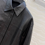 Кожаная рубашка Ermanno Scervino Артикул LUX-135846. Вид 2