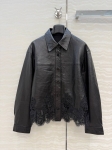 Кожаная рубашка Ermanno Scervino Артикул LUX-135846. Вид 1