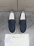 Лоферы Santoni   Артикул LUX-136006. Вид 1