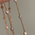 Изысканное  колье с подвеской Plume de Paon Boucheron  Артикул LUX-136156. Вид 8