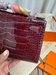 Сумка Kelly Pochette Crocodile Alligator Lisse Hermes Артикул LUX-136055. Вид 5