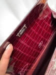 Сумка Kelly Pochette Crocodile Alligator Lisse Hermes Артикул LUX-136055. Вид 6