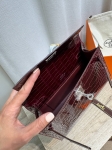 Сумка Kelly Pochette Crocodile Alligator Lisse Hermes Артикул LUX-136055. Вид 7