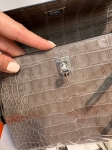 Сумка женская Kelly, 25, PHW Crocodile Alligator Lisse Hermes Артикул LUX-136056. Вид 2