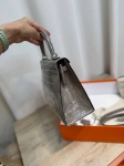Сумка женская Kelly, 25, PHW Crocodile Alligator Lisse Hermes Артикул LUX-136056. Вид 5