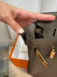 Сумка женская  Birkin 25, Togo Hermes Артикул LUX-136090. Вид 4