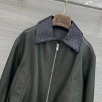 Кожаный бомбер  Bottega Veneta Артикул LUX-136130. Вид 3