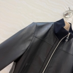 Кожаный бомбер  Brunello Cucinelli Артикул LUX-136138. Вид 2