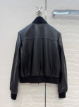 Кожаный бомбер  Brunello Cucinelli Артикул LUX-136138. Вид 5