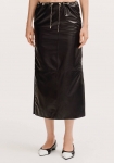 Кожаная юбка Chanel Артикул LUX-136502. Вид 1