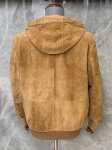 Замшевый бомбер Brunello Cucinelli Артикул LUX-136682. Вид 2