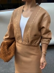 Кожаный костюм Fendi Артикул LUX-136936. Вид 3