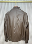 Кожаная куртка Brunello Cucinelli Артикул LUX-136960. Вид 2