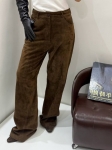 Замшевые  брюки Yves Saint Laurent Артикул LUX-137091. Вид 1