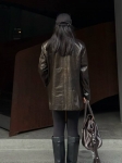Кожаная куртка Prada Артикул LUX-137155. Вид 5