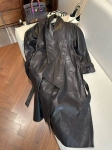 Кожаный плащ Balenciaga Артикул LUX-137157. Вид 3