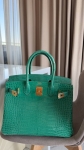 Сумка женская Birkin, 30, GHW Crocodile Porosus Hermes Артикул LUX-137310. Вид 4