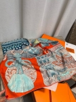 Платок  Hermes Артикул LUX-137371. Вид 1