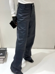 Кожаные брюки Yves Saint Laurent Артикул LUX-137563. Вид 2
