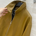 Кожаные бомбер Bottega Veneta Артикул LUX-137564. Вид 2