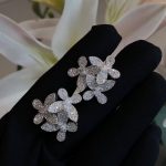 Серьги Triple Pavе Butterfly Diamond Earrings  Graff Артикул LUX-137691. Вид 6