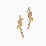 Серьги Knot Tiffany&Co Артикул LUX-137693. Вид 3