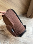 Рюкзак  из замши Intrecciato Bottega Veneta Артикул LUX-137716. Вид 4