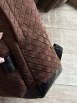 Рюкзак  из замши Intrecciato Bottega Veneta Артикул LUX-137716. Вид 5