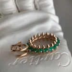 Кольцо Clash De Cartier green Agate Cartier Артикул LUX-137694. Вид 8