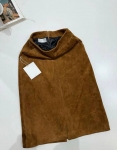 Замшевая юбка The Row Артикул LUX-137973. Вид 1