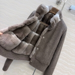 Двухсторонний бомбер Loro Piana Артикул LUX-138064. Вид 6