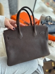  Сумка женская Birkin , 30 Barenia Faubourg calfskin Hermes Артикул LUX-138477. Вид 4