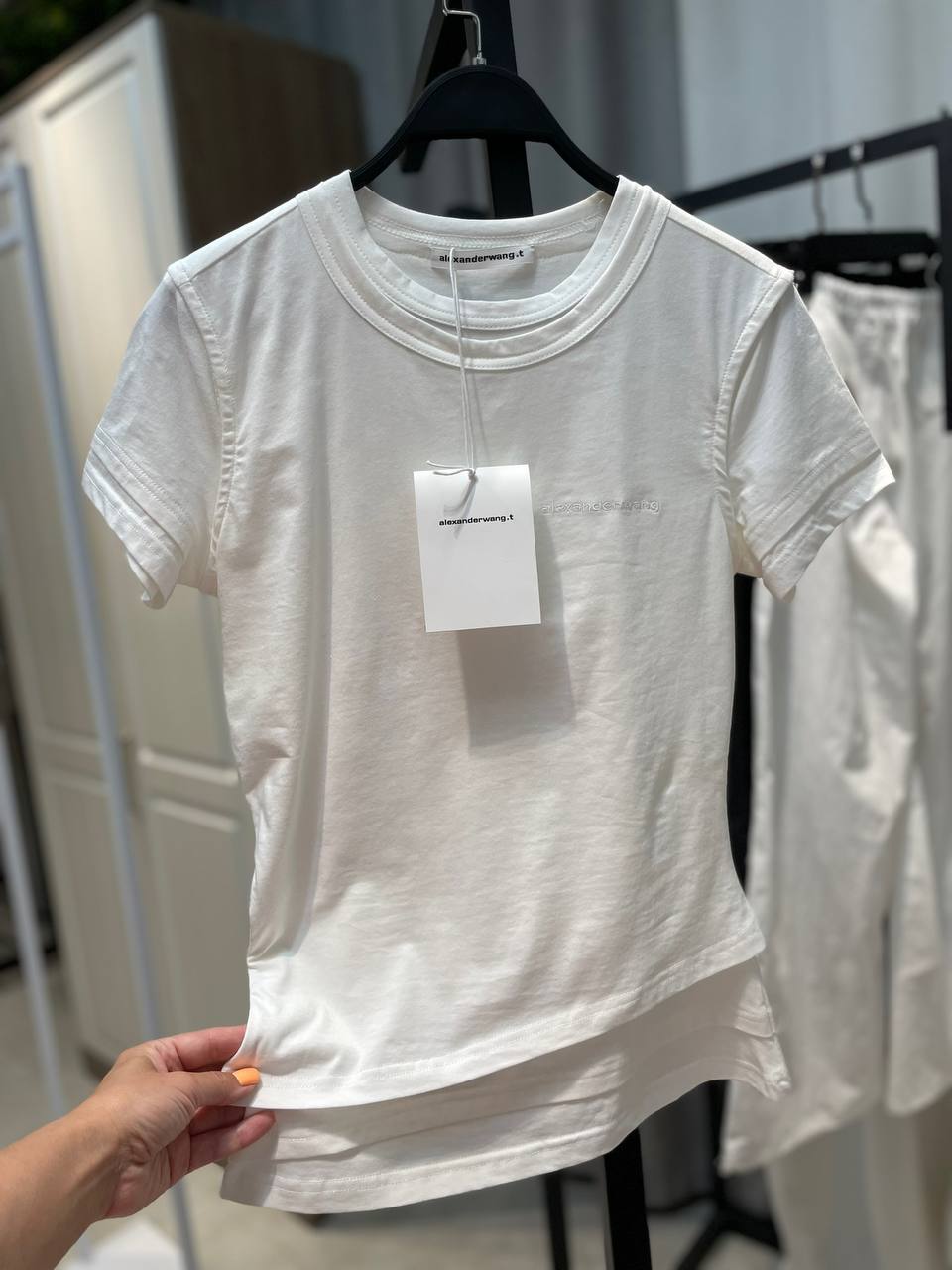 Футболка женская Alexander Wang LUX-133531 фото Футболка женская Alexander Wang Артикул LUX-133531