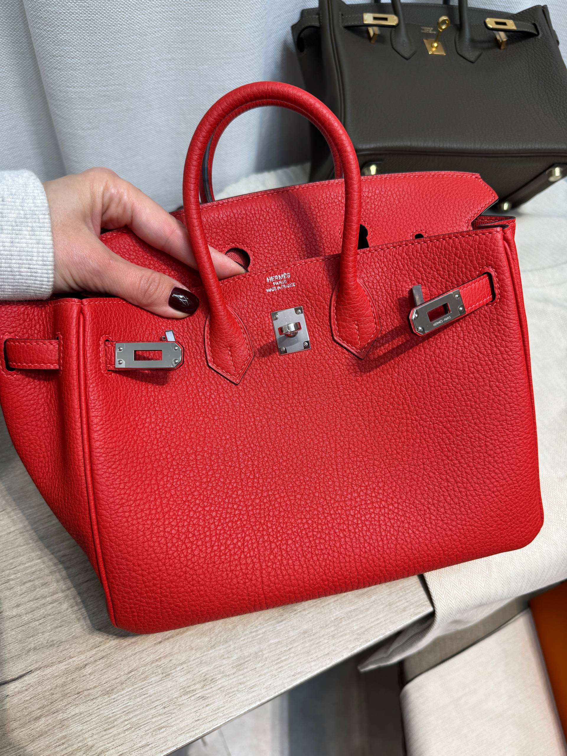 Сумка женская Birkin 25, Togo Hermes LUX-138175 фото Сумка женская Birkin 25, Togo Hermes Артикул LUX-138175