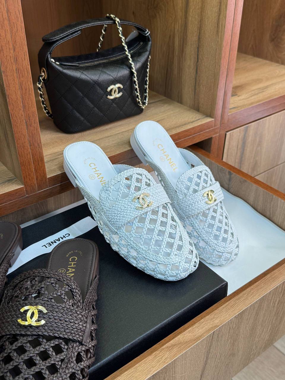 Мюли Chanel LUX-134894 фото Мюли Chanel Артикул LUX-134894
