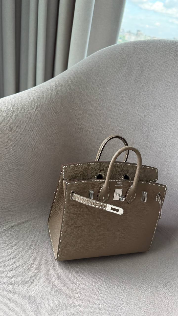 Сумка женская Birkin 20 , Epsom Hermes LUX-135454 фото Сумка женская Birkin 20 , Epsom Hermes Артикул LUX-135454