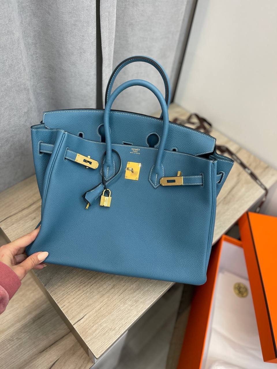 Сумка женская Birkin , 35, togo Hermes LUX-136213 фото Сумка женская Birkin , 35, togo Hermes Артикул LUX-136213