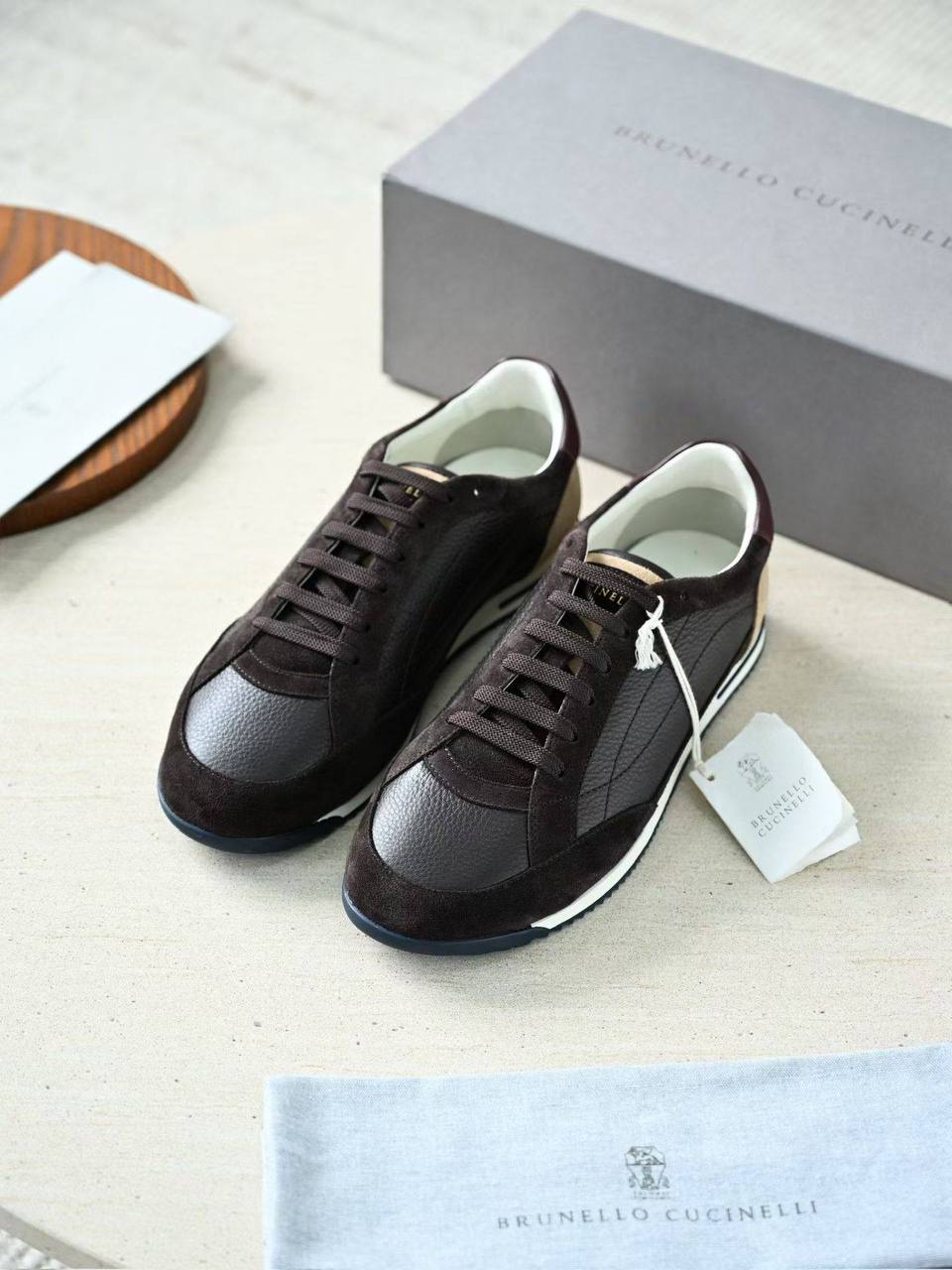 Кроссовки Brunello Cucinelli LUX-136733 фото Кроссовки Brunello Cucinelli Артикул LUX-136733