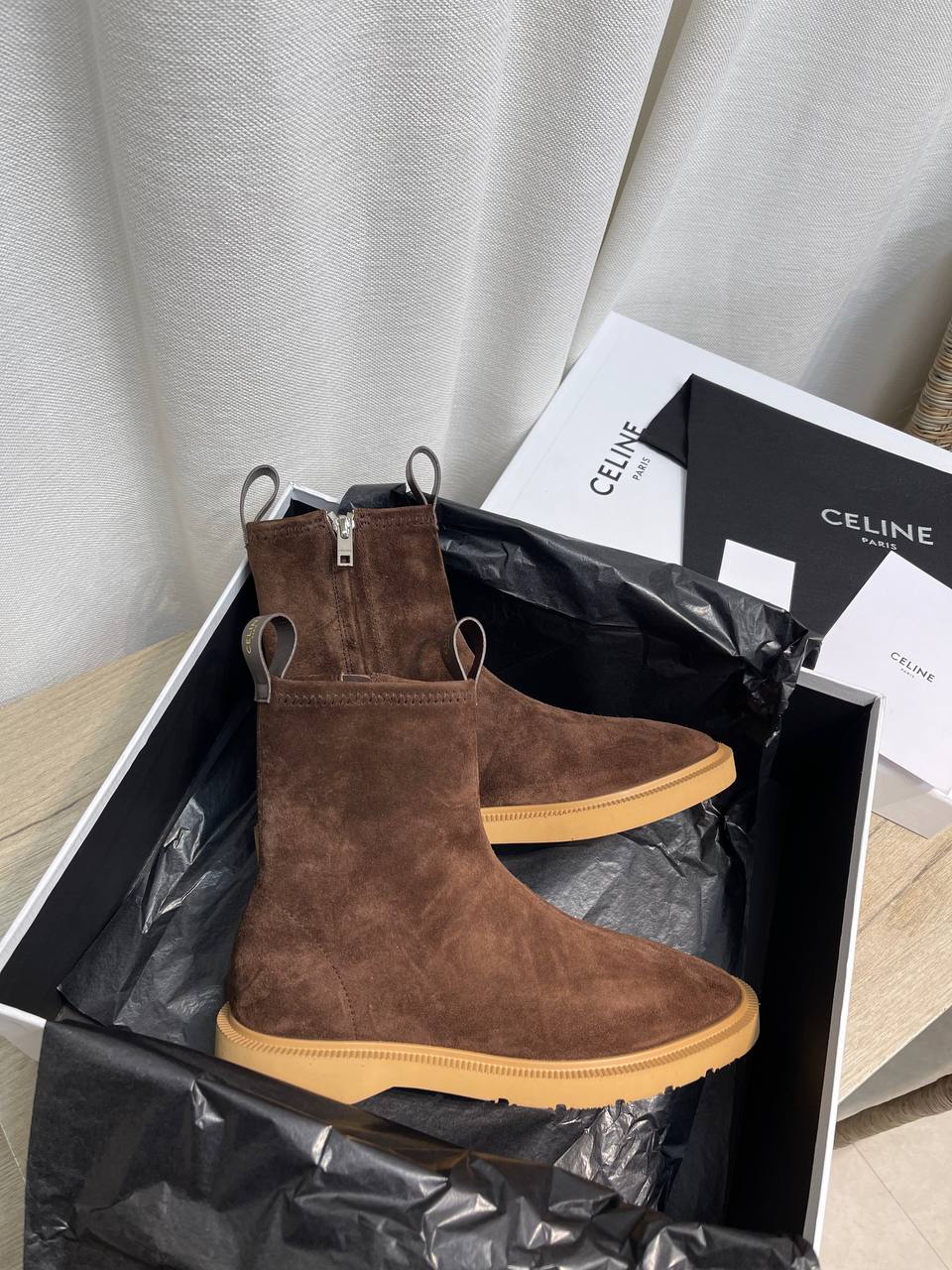 Ботинки Celine LUX-138442 фото Ботинки Celine Артикул LUX-138442
