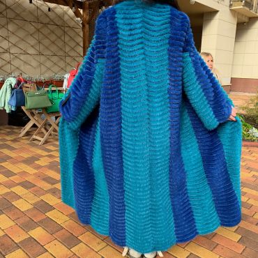 Пальто меховое  LUX-21179