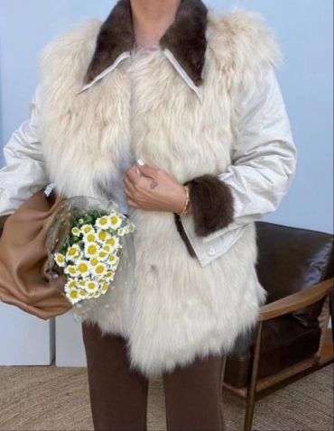 Двусторонняя дублёнка Acne LUX-55972