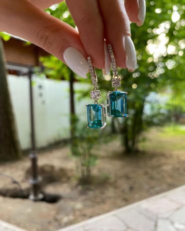 Серьги  LUX-32182