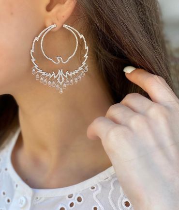 Серьги  LUX-32282