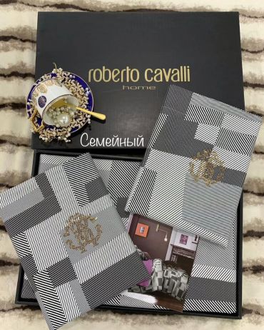 Комплект постельного белья семейный  Roberto Cavalli LUX-33061