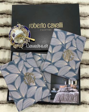 Комплект постельного белья семейный  Roberto Cavalli LUX-33055